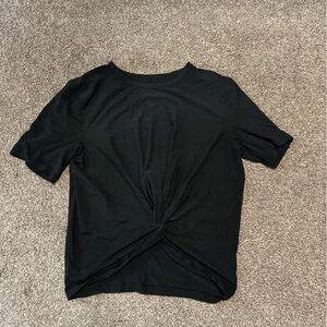 Lululemon twist cropped tshirt